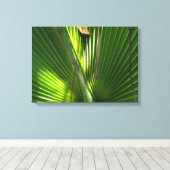 Saw Palmetto Photo Closeup Canvas Afdruk (Insitu (Houten vloer))