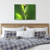 Saw Palmetto Photo Closeup Canvas Afdruk (Insitu (Slaapkamer))