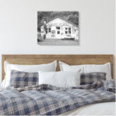 Saw Pit Store, 1940 Canvas Afdruk (Insitu (Slaapkamer))