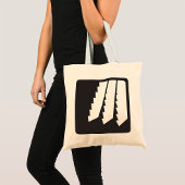 Saw Teeth Canvas tas