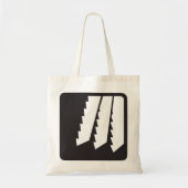 Saw Teeth Canvas tas (Voorkant)