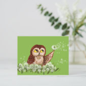 Saw-wdwergdandelion Briefkaart (Staand voorkant)