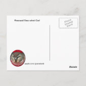 Saw-whet Owl Poem-Briefkaart Briefkaart (Achterkant)