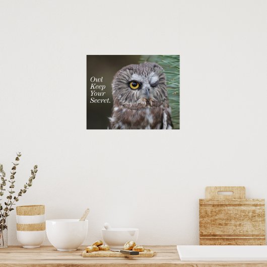 Saw-whet Owl Poster (Keuken)