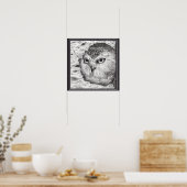 Saw-Whet Owl Poster (Keuken)