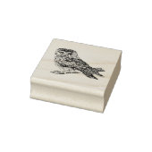 Saw Whet Owl Rubberstempel (Stempel)