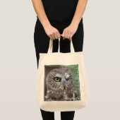 Saw-whet Owl Tote Bag (Voorkant (product))