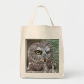 Saw-whet Owl Tote Bag (Voorkant)