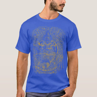 Sawadee Thai Traditional Sak Yant Thai Twin Tigers T-shirt