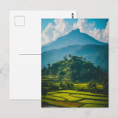 Sawah di Kaki Gunung Briefkaart (Voorkant / Achterkant)