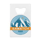 Sawatch Range Colorado Creditkaart Flessenopener (Achterkant)