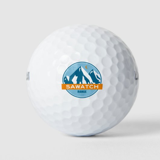 Sawatch Range Colorado Golfballen (Voorkant)