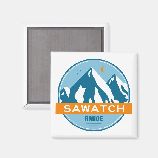 Sawatch Range Colorado Magneet (Voorkant / Achterkant)