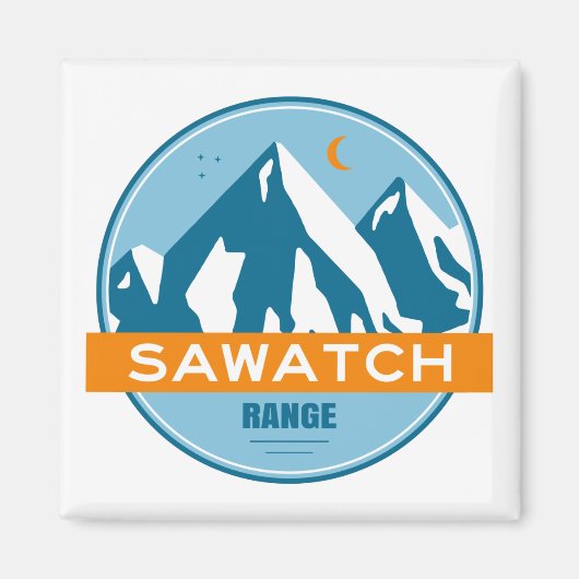 Sawatch Range Colorado Magneet (Voorkant)