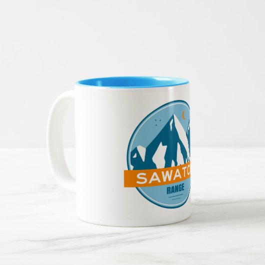 Sawatch Range Colorado Tweekleurige Koffiemok (Voorkant links)