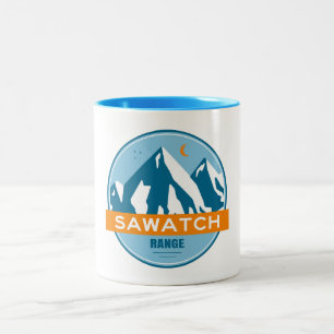 Sawatch Range Colorado Tweekleurige Koffiemok
