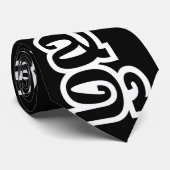 Sawatdee / Hallo ~ Thailand / Taalscript voor Thai Stropdas (Opgerold)