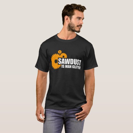 SAWDUST ISMAN GLITTER T-SHIRT (Voorkant volledig)