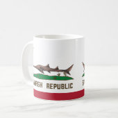 Sawfish Republic Ray Flag Carpenter Shark Koffiemok (Voorkant links)