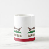 Sawfish Republic Ray Flag Carpenter Shark Koffiemok (Center)