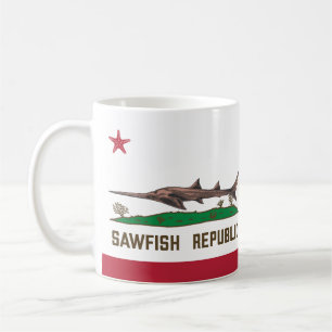 Sawfish Republic Ray Flag Carpenter Shark Koffiemok