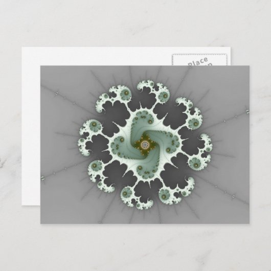 Sawheels - Fractal Briefkaart (Voorkant / Achterkant)