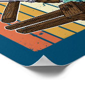 Sawmill Carpenter Carpenter Woodworker Chainsaw Poster (Hoek)