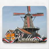 Sawmill Windmill Holland Souvenir Mousepad Muismat (Voorkant)
