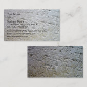 Sawn Limestone Texture met schaduw Visitekaartje (Voorkant / Achterkant)