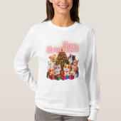 Saws & Claus Kerstfeest T-shirt (Voorkant)