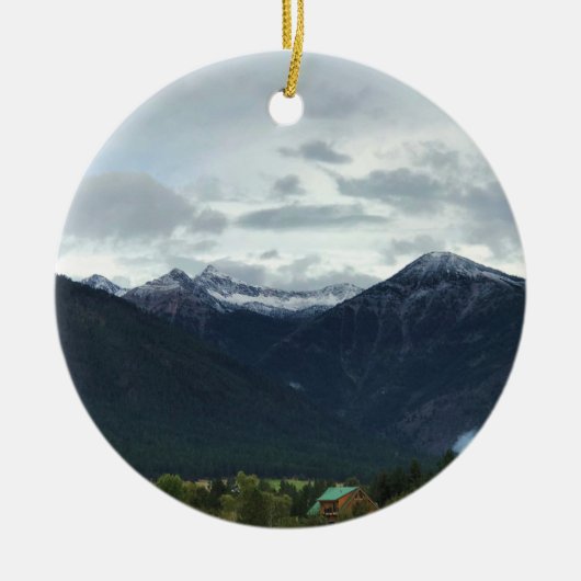 Sawtooth & Hurricane Point, OF Keramisch Ornament (Voorkant)