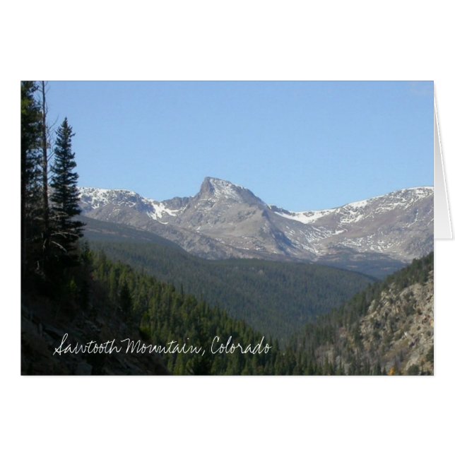Sawtooth Mountain, Colorado (Voorkant Horizontaal)