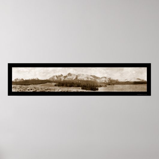Sawtooth Mountains Stanley ID Photo 1936 Poster (Voorkant)
