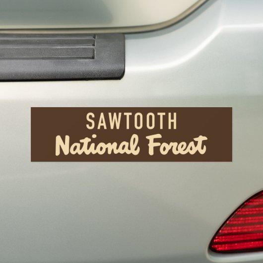 Sawtooth National Forest Bumpersticker (Op auto)