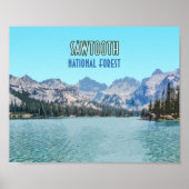 Sawtooth National Forest Idaho Poster (Voorkant)