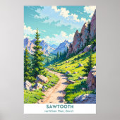 Sawtooth, National Trail, Idaho Poster (Voorkant)