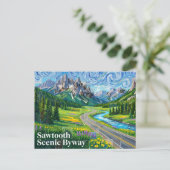 Sawtooth Scenic Byway Idaho Briefkaart (Staand voorkant)