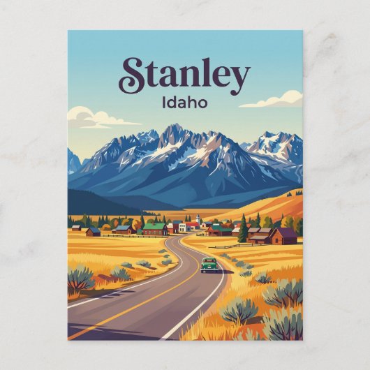 Sawtooth Scenic Byway Idaho Briefkaart (Voorkant)