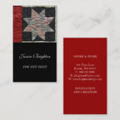 Sawtooth Star Visitekaartje (Voorkant / Achterkant)