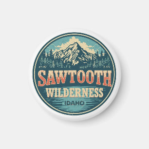 Sawtooth Wilderness Idaho Berg Wandelen Alpen Magneet