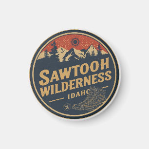 Sawtooth Wilderness Idaho Berg Wandelen Alpen  Magneet