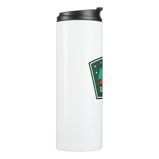 Sawtooth Wilderness Idaho Camping Thermosbeker (Gedraaid links)