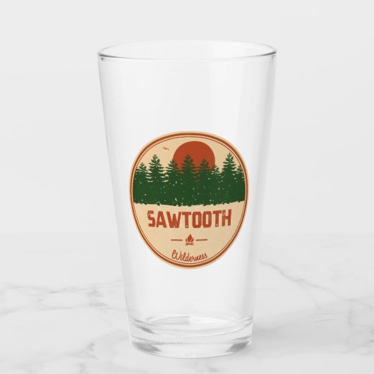 Sawtooth Wilderness Idaho Glas (Voorkant)