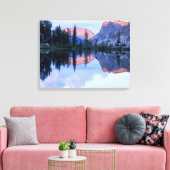 Sawtooth Wilderness, Idaho. VS. Cumulus Canvas Afdruk (Insitu (Woonkamer))