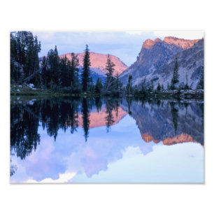 Sawtooth Wilderness, Idaho. VS. Cumulus Foto Afdruk