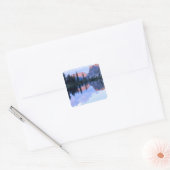 Sawtooth Wilderness, Idaho. VS. Cumulus Vierkante Sticker (Envelop)