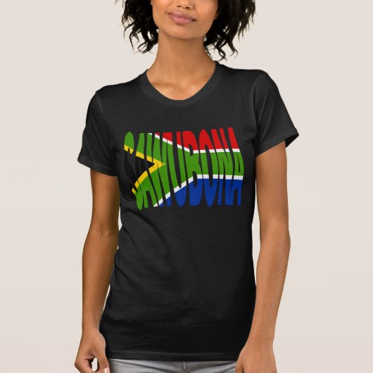Sawubona (isiZulu - Hallo) T-shirt (Voorkant)
