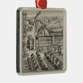 Sawyer Woolen Mills Metalen Ornament (Rechts)