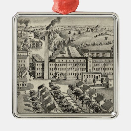 Sawyer Woolen Mills Metalen Ornament (Voorkant)