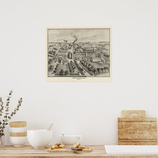 Sawyer Woolen Mills Poster (Keuken)